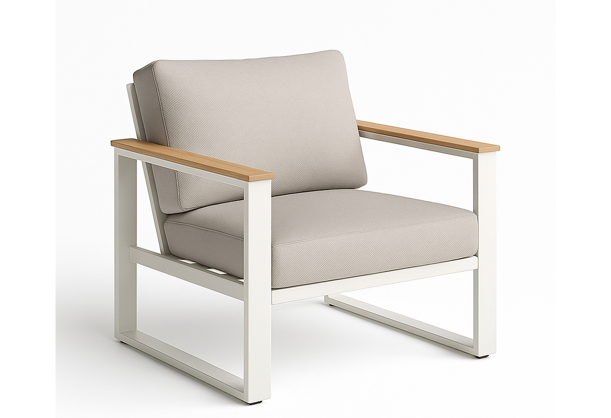 Απεικονίζεται μία από τις πολυθρόνες.